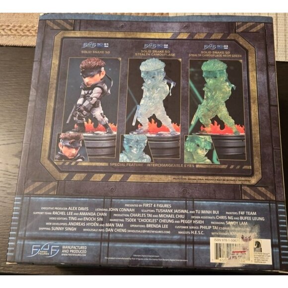 First 4 Figures: Metal Gear Solid Snake Stealth Camouflage Statue - Picture 3 of 3